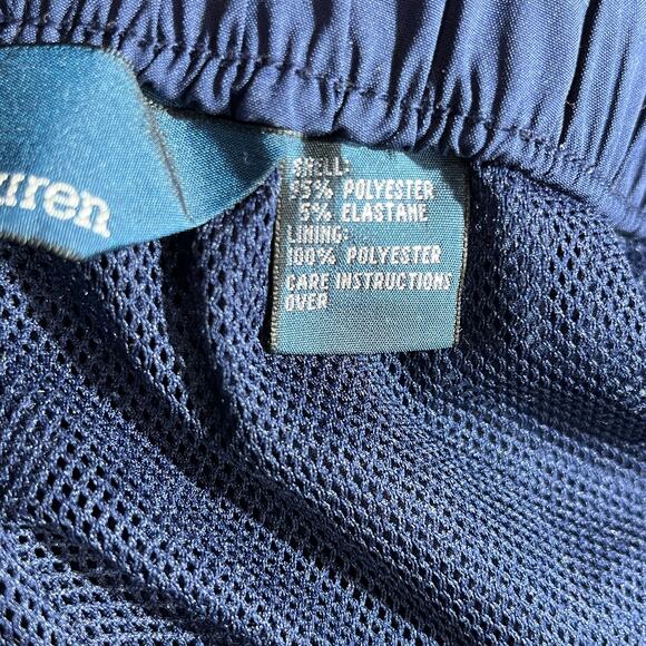 Vintage Polo Ralph Lauren Windbreaker Pants Mens 2XL Blue Mesh Lined Ankle Zip - Picture 9 of 11